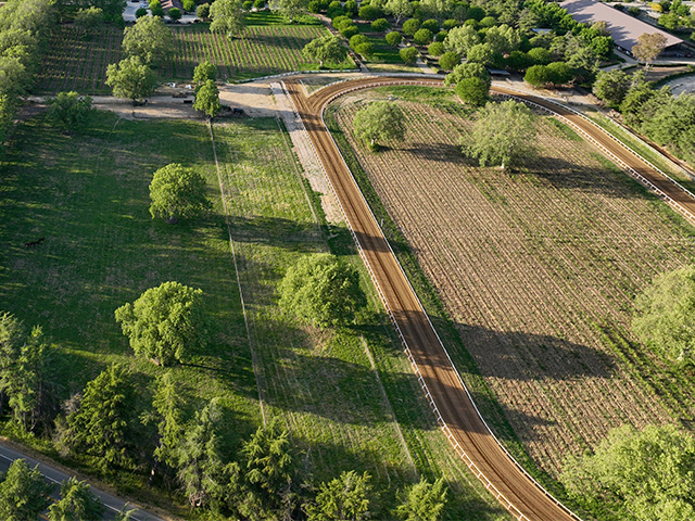 Horse Race Track at River Edge Farm